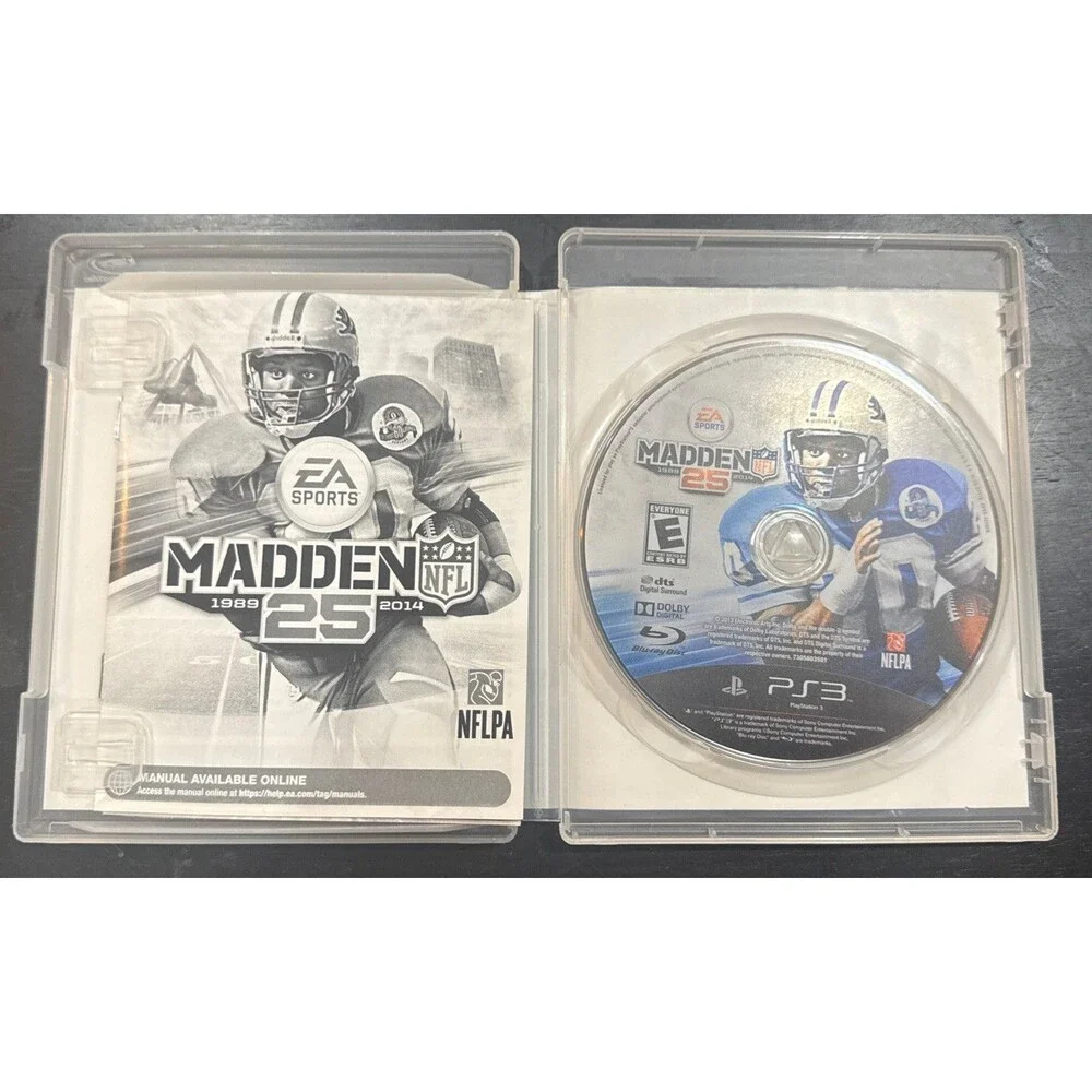 Madden NFL 25 Anniversary Edition (Sony PlayStation 3, 2013) PS3